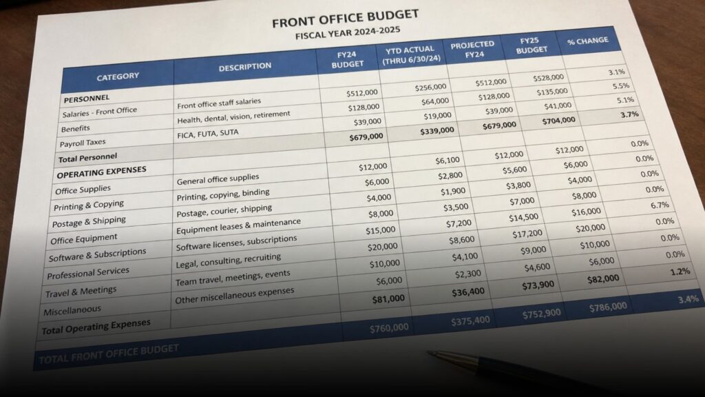 How I Refine a Budget Plan in Front Office Operations: A Practical Guide for Smarter Financial Control
